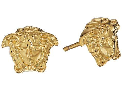 versace gold earrings|real gold versace earrings.